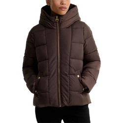 Barbour Brantley Γυναικείο Μπουφάν Χειμωνιάτικο Puffer Μακρύ Σοκολατί LQU1912-BR31