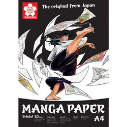 Sakura Manga Μπλοκ Σχεδίου A4 Bristol 250gr/m² 20 Φύλλα
