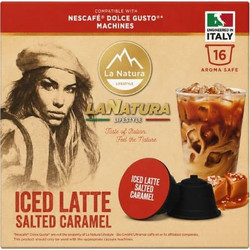 La Natura Lifestyle Κάψουλες Latte Iced Latte With Salted Caramel Συμβατές με Μηχανή Dolce Gusto 16τμχ