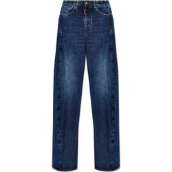 Dsquared2 Γυναικείο Τζιν Παντελόνι Loose Εφαρμογή Navy Μπλε S75LB1183S30839