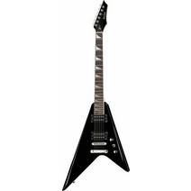 Harley Benton Rock Series RX-10 Ηλεκτρική Κιθάρα V Style με Μαγνήτες HH Black
