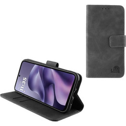 Lime Essential Wallet Θήκη Γκρι (Moto G17 XT2623-2)