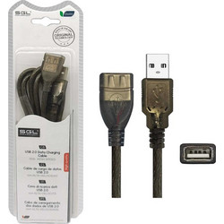 097626 Καλώδιο USB-A Male 2.0 to USB-A Female 5m Black