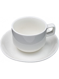 Sidirela Φλιτζάνι Espresso & Ελληνικού Καφέ Πορσελάνης Λευκό 250ml Ε-1996