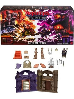 Mattel Masters of the Universe Battle for Eternia Castle & Snake Mountain Σετ Φιγούρες Δράσης για 6+ Ετών