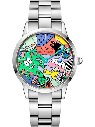 Daniel Wellington Ανδρικό Ρολόι με Ασημί Μεταλλικό Μπρασελέ DW00100734