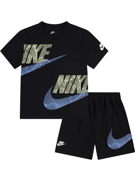 Nike Παιδικό Σετ για Κορίτσι Καλοκαιρινό Μαύρο 66N737-023