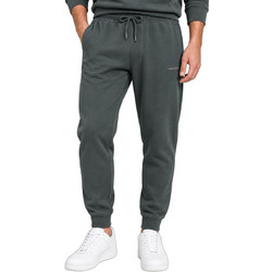 Funky Buddha Ανδρικό Παντελόνι Φόρμας Fleece με Λάστιχο Πετρόλ FBM014-050-02