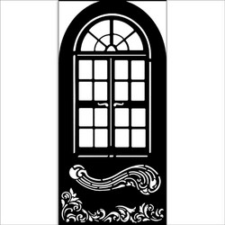 Stamperia Στένσιλ Σχέδια Window 12x25cm KSTDL113