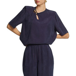 Lynne Γυναικείο Χειμερινό Top Navy Μπλε 055-010012-61