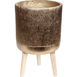 Keskor Κασπώ Εσωτερικού Χώρου Fiberglass με Πόδια Χρυσό 30x47cm 44604-1