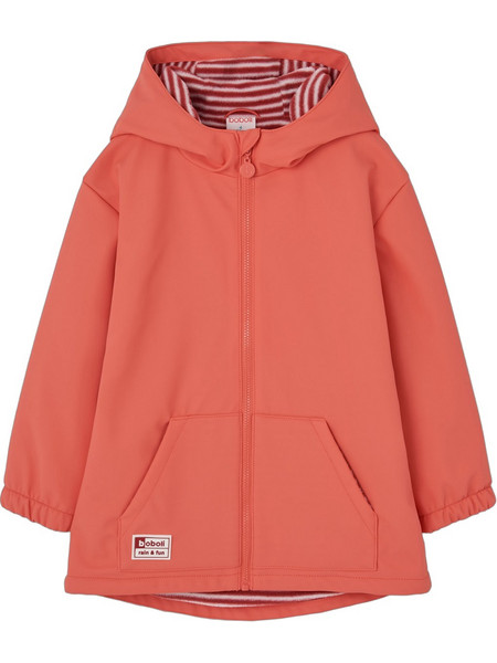 Boboli Παιδικό Μπουφάν Χειμωνιάτικο Softshell Αδιάβροχο Αντιανεμικό Κοραλί 694009-3855