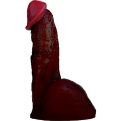 FAAK Will Ρεαλιστικό Dildo με Βεντούζα & Όρχεις 18cm Καφέ