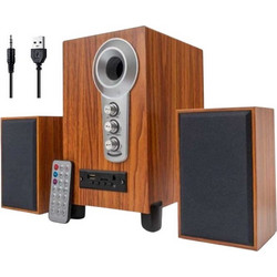 FT-C6BT Ηχεία Υπολογιστή 2.1 11W με Bluetooth Καφέ