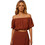 VinD.gr Γυναικείο Καλοκαιρινό Crop Top Rusted 1262250001