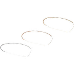 RO Accessories Στέκα Μαλλιών Μεταλλική Στρας Πολύχρωμη 14-0052