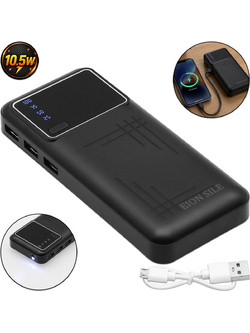 Eion FD-LP284 Power Bank 20000mAh 10.5W με 3 Θύρες USB-A Black