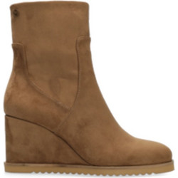Mexx Γυναικεία Μποτάκια Αστραγάλου Πλατφόρμα Suede Ταμπά MI001701563W