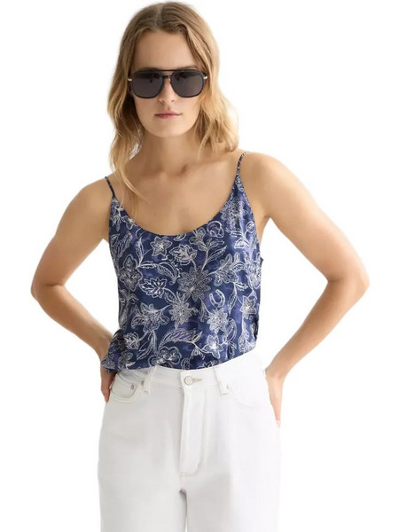Scotch & Soda Γυναικείο Καλοκαιρινό Top Navy Μπλε U9A01278T-497