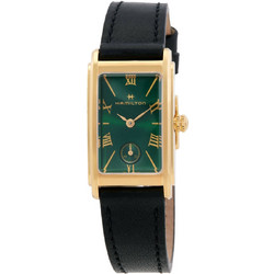 Hamilton American Classic Ardmore Γυναικείο Ρολόι με Μαύρο Δερμάτινο Λουράκι H11261760
