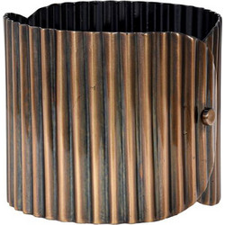 Fylliana Σετ Κασπώ Μεταλλικά Μπρονζέ 13x13cm 2τμχ 969-225-005