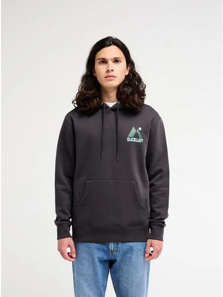 Quiksilver Ανδρικό Φούτερ με Κουκούλα & Τσέπες Μαύρο EQYFT05256-KTA0