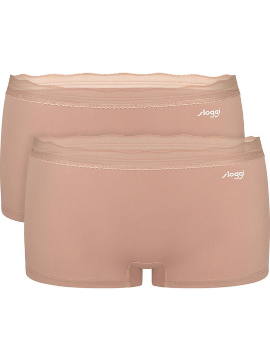 Sloggi Go Blush Γυναικεία Μποξεράκια Μπεζ 2Pack 10228593-00ME