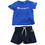 Champion Βρεφικό Σετ για Αγόρι Καλοκαιρινό Royal Blue Navy Μπλε 307055-BS008