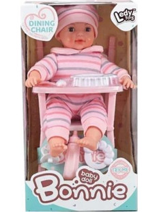 Zita Toys Bonnie Κούκλα Μωρό σε Καρεκλάκι που Τραγουδάει