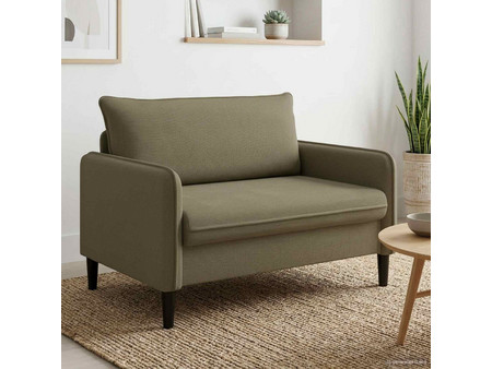 vidaXL Διθέσιος Καναπές Βελούδινος Χακί 128x84x89cm 42043558