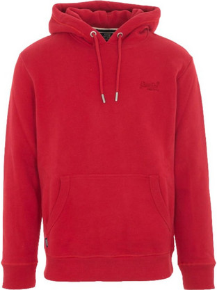 Superdry Ανδρικό Αθλητικό Φούτερ με Κουκούλα Κόκκινο M2013110A-W47