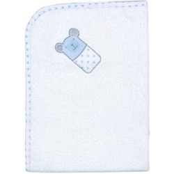Baby Star Sugar Family Αδιάβροχο Σελτεδάκι Αλλαξιέρας Μωρού 100% Βαμβακερό Πετσετέ Λευκό Γαλάζιο 40x60cm