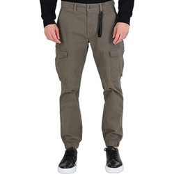Rebase Ανδρικό Παντελόνι Cargo Joggers Ελαστικό Slim Εφαρμογή Χακί RCCP-4110-FOG