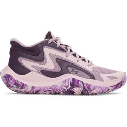 Under Armour Jet '25 Παιδικά Αθλητικά Παπούτσια για Μπάσκετ Ροζ Μωβ 6001587-526