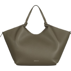 DKNY Paula Γυναικεία Τσάντα Χειρός από Δερματίνη Ανθρακί R42BAE48-KJ5
