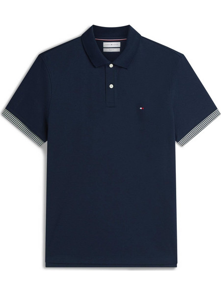 Tommy Hilfiger Ανδρική Μπλούζα Polo Κοντομάνικη Navy Μπλε MW0MW43296