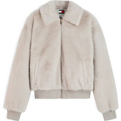 Tommy Jeans Γυναικεία Γούνα Εκρού DW0DW23422-PKE