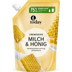 Today Milk & Honey Κρεμοσάπουνο Refill 1lt