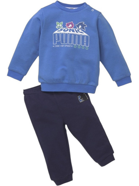 Puma Βρεφικό Σετ Φόρμας για Αγόρι Χειμωνιάτικο Royal Blue Navy Μπλε 597826-41