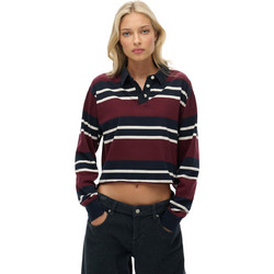 Superdry Γυναικείο Αθλητικό Crop Top Μπορντό Μαύρο W6012175A-K7Y