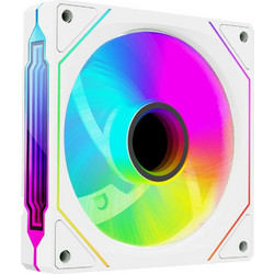 Rampage 7C-120B Case Fan 120mm ARGB με Σύνδεση 3-Pin 4-Pin PWM White