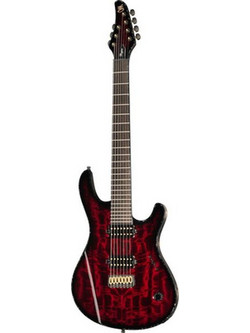 Mayones Regius Ηλεκτρική Κιθάρα ST Style με Μαγνήτες HH & Ταστιέρα Ebony 7 Χορδών Trans Dirty Red
