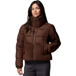 Columbia Leadbetter Point II Γυναικείο Μπουφάν Χειμωνιάτικο Puffer Κοντό Σοκολατί 2085601-256