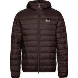 EA7 Ανδρικό Μπουφάν Χειμωνιάτικο Puffer Καφέ 8NPB24PNGPZU6027