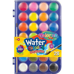 Colorino Kids Σετ Νερομπογιές με Πινέλο 28 Χρώματα 67317PTR
