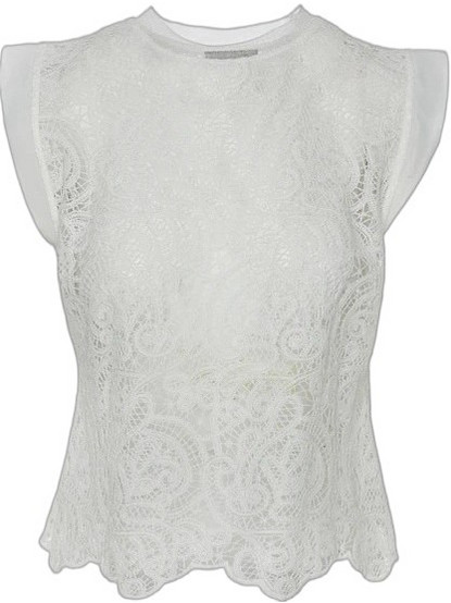 Lynne Γυναικείο Καλοκαιρινό Top Λευκό 054-5100141