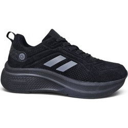 Jomix Γυναικεία Sneakers Flatforms Μαύρα LXD395-10