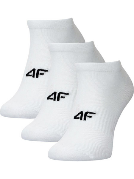 4F Ανδρικές Κάλτσες Κοντές Λευκές 3Pack 4FWMM00USOCM737-10S