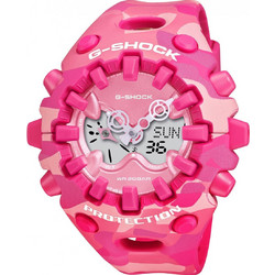 Casio G-Shock Ανδρικό Ρολόι Χρονογράφος με Φούξια Καουτσούκ Λουράκι GA-V01CMG-4A