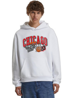 Mister Tee Windy City Baller Ανδρικό Φούτερ με Κουκούλα Λευκό